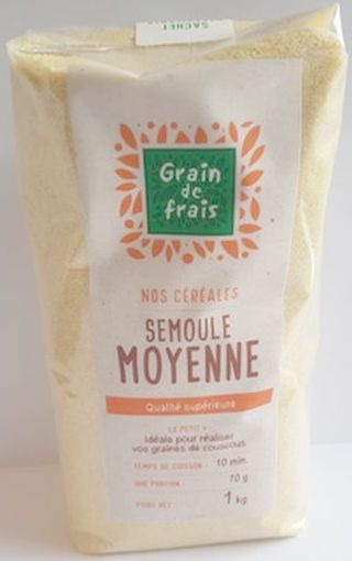 Semoule moyenne 1kg