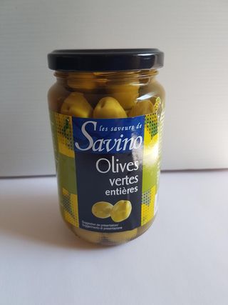 Olives vertes entières 360g