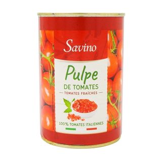 Pulpe de tomate en dés 385g