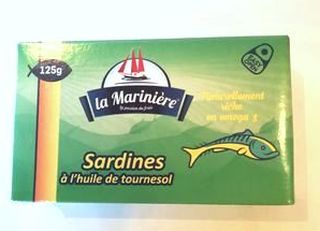 Sardines huile tournesol 125g 