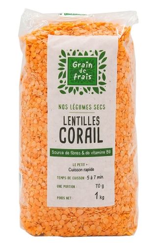 Lentilles corail 1kg