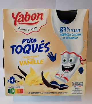 Crème dessert vanille gourde 80g