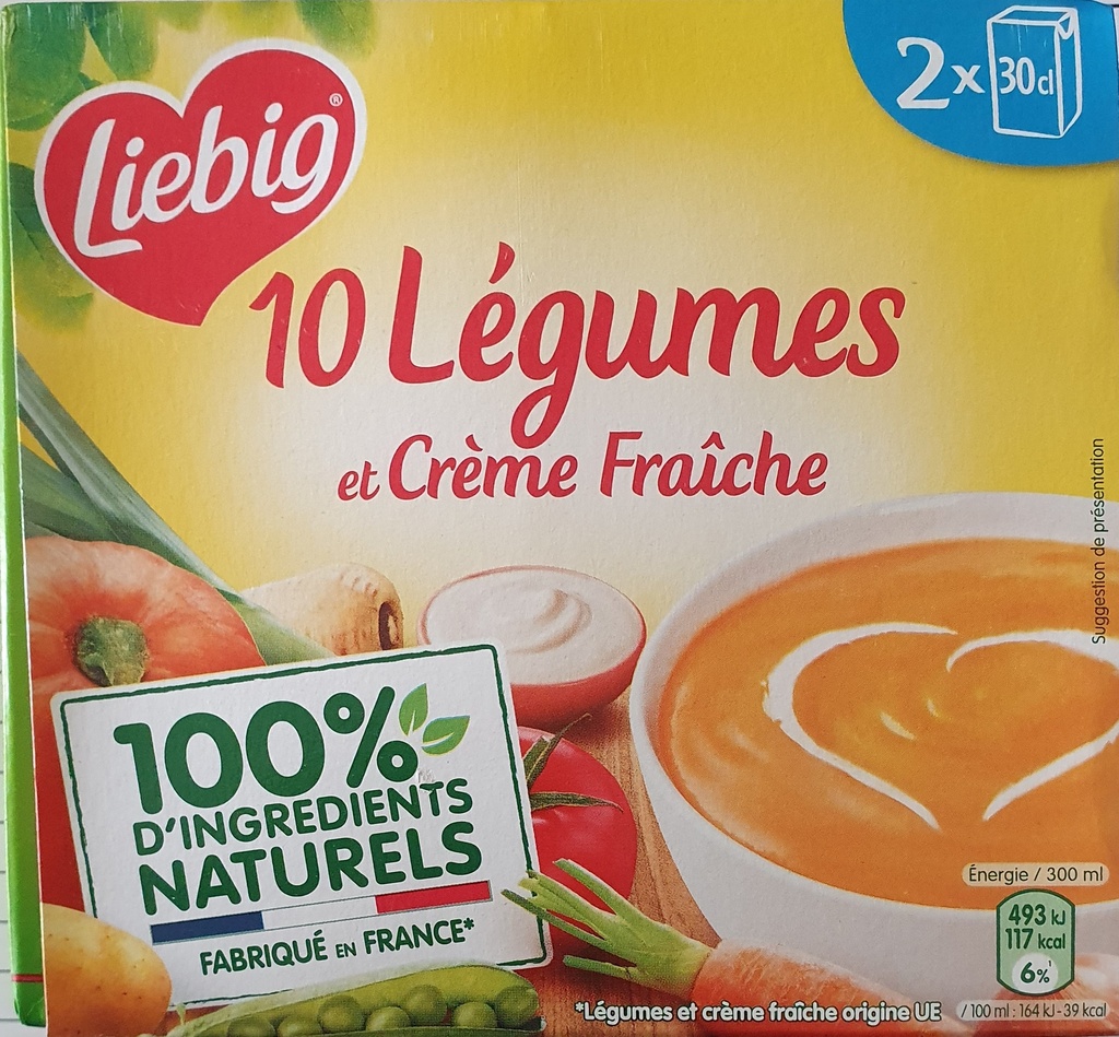 Soupe 10 légumes et crème fraîche 1l (copie)