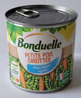 Petits pois/ carottes 400g