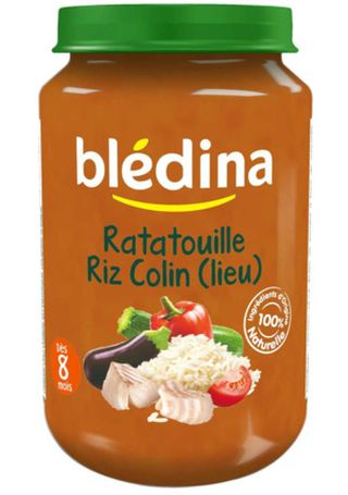 Petits pots colin /ratatouille / riz 200g 9 mois