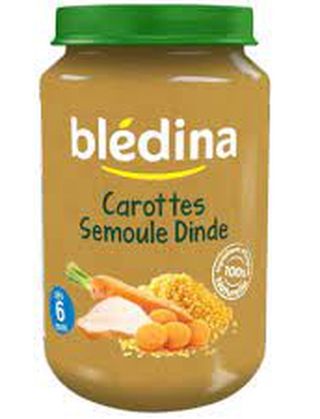 Petits pots dinde/carottes/ semoule 200g (6 mois)